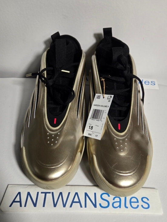 Adidas Harden Volume 9 Cyber Metallic Black Basketball Men’s Size 18 New JR2506 main image 10